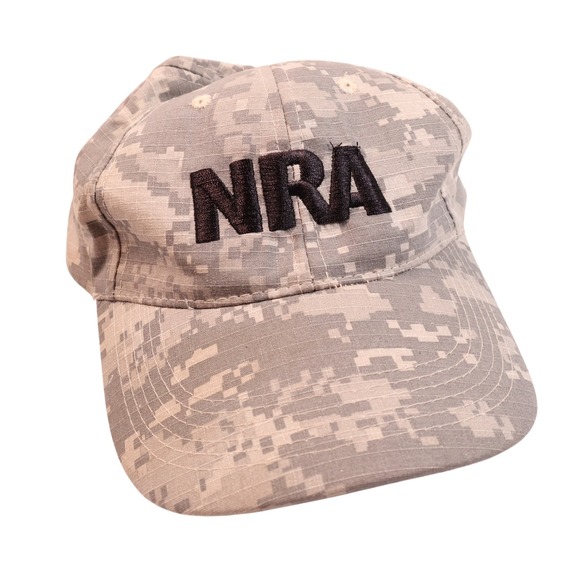 NRA Camo Hat Established 1871 Digital Camouflage Baseball Cap - Picture 1 of 4